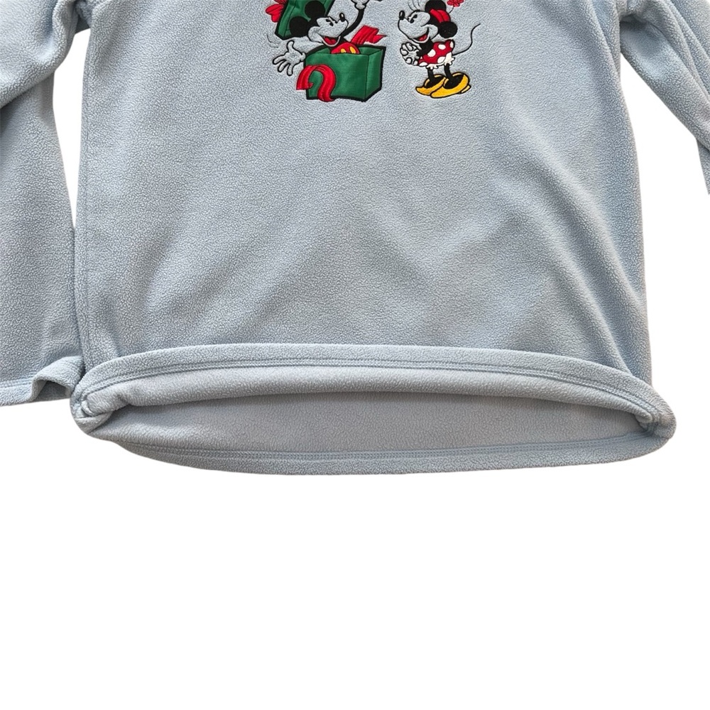 Vintage Disney Adult Embroidered Christmas Sweatshirt with Mickey Minnie Mouse S - Picture 8 of 8